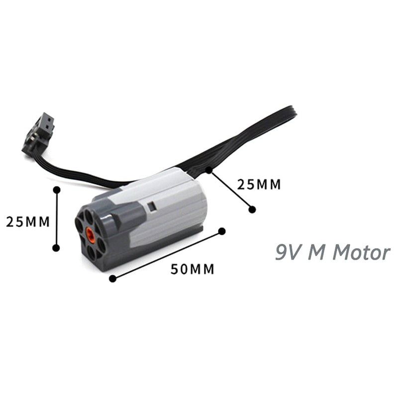 M-motor and L-motor PF Building Blocks Kit, AA Battery Box, Infrared Receiver, IR Controller for Legoeds