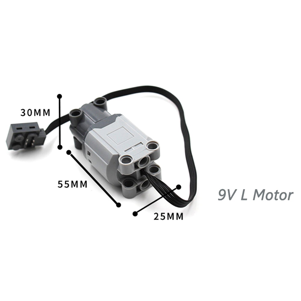 M-motor and L-motor PF Building Blocks Kit, AA Battery Box, Infrared Receiver, IR Controller for Legoeds