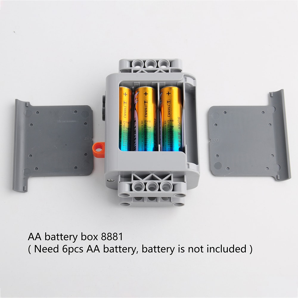 M-motor and L-motor PF Building Blocks Kit, AA Battery Box, Infrared Receiver, IR Controller for Legoeds