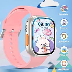 unisex smart watch with high-definition screen, wireless calls, sports modes, music control, message alerts