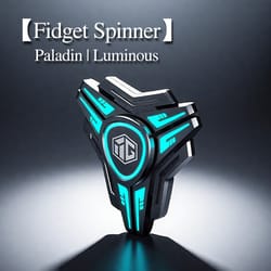 high speed metal gyro spinner, smooth bearings, alloy light up office toy for stress relief