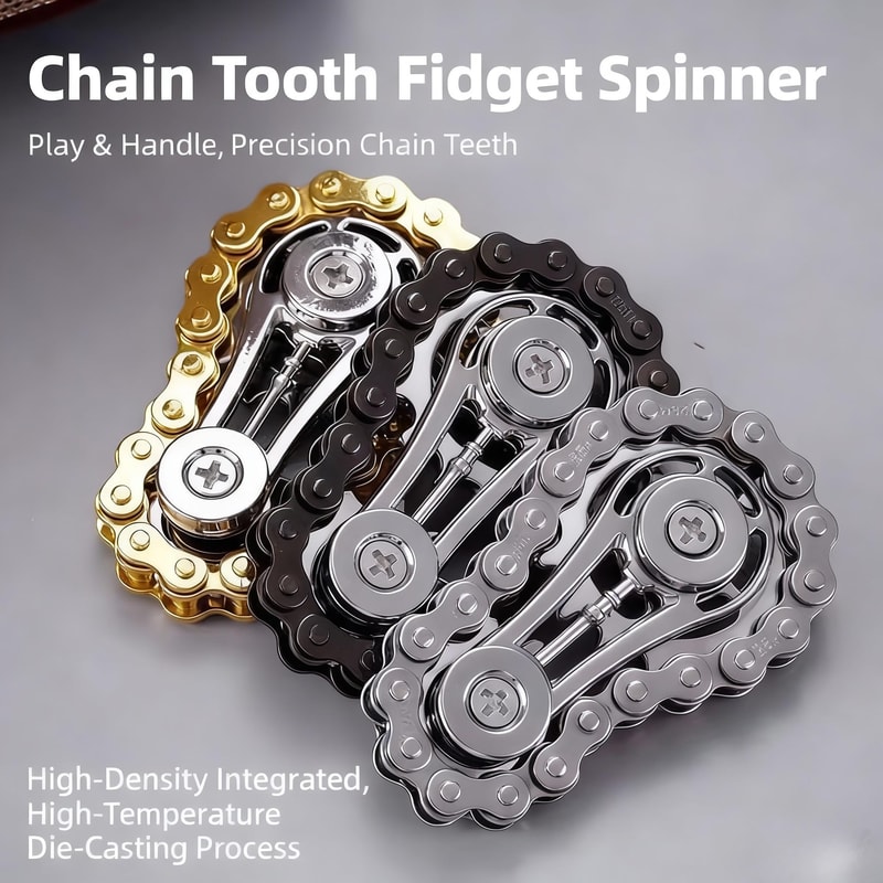 Fingertip Gyro Sprocket, Gear Sensory Toy for Anxiety Relief, ADHD & Autism Friendly