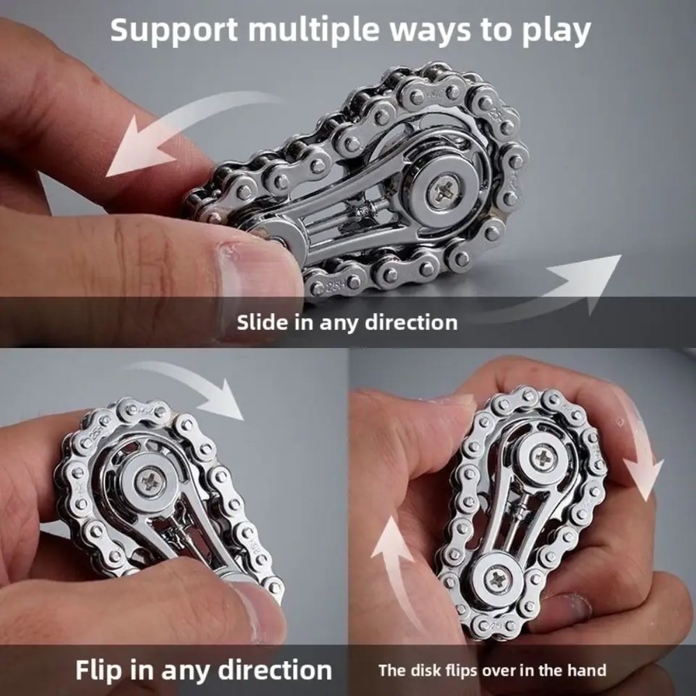 Fingertip Gyro Sprocket, Gear Sensory Toy for Anxiety Relief, ADHD & Autism Friendly