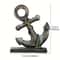 Creative Antique Ship Anchor Sculpture, Retro Resin Decoration for Navigation