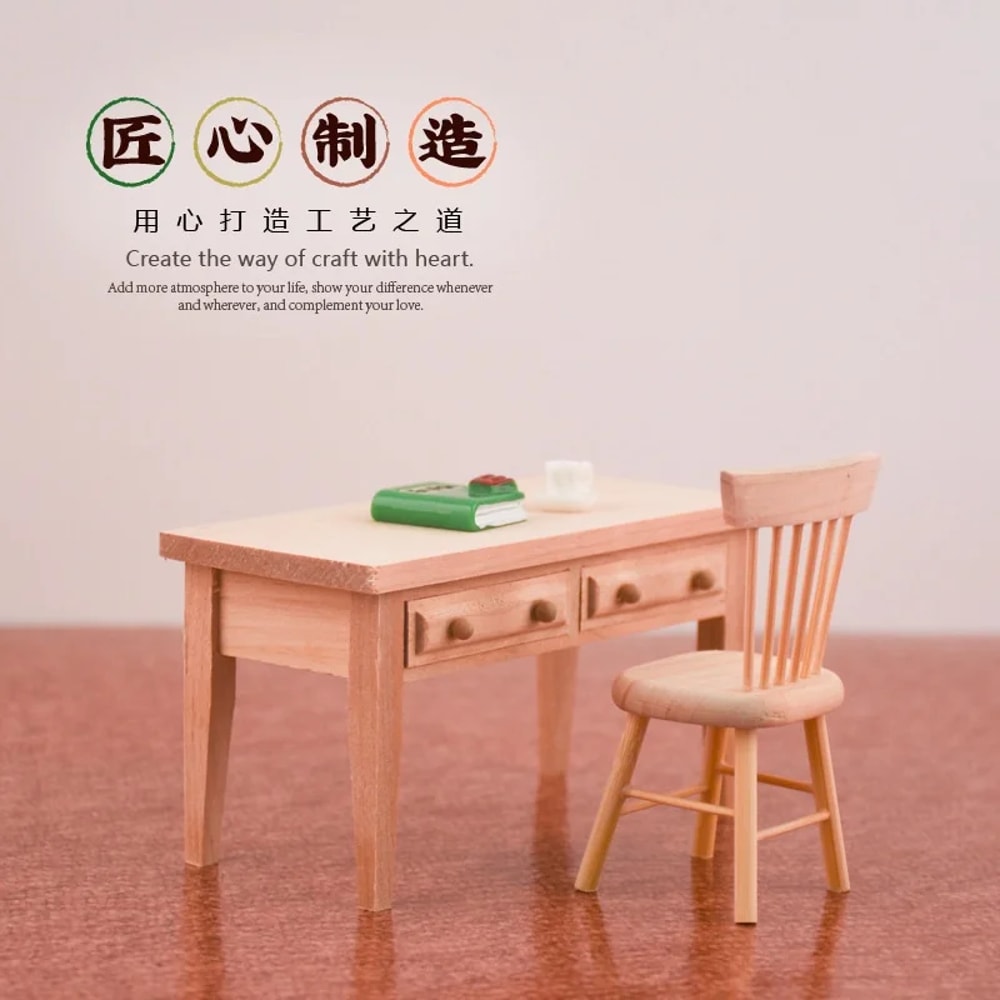 Mini Props Simulation, Doll House Mini Furniture, Book Desk Model, Table Decoration