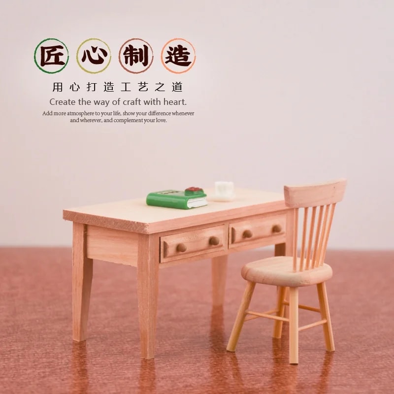 Mini Props Simulation, Doll House Mini Furniture, Book Desk Model, Table Decoration