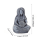 Meditation Style Moon Goddess Statue Ornament, Imitation Stone Texture Healing Home Decoration