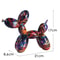 Colorful Resin Graffiti Balloon Dog Figurines For Interior Home Decoration Artistic Animal Statue C 7