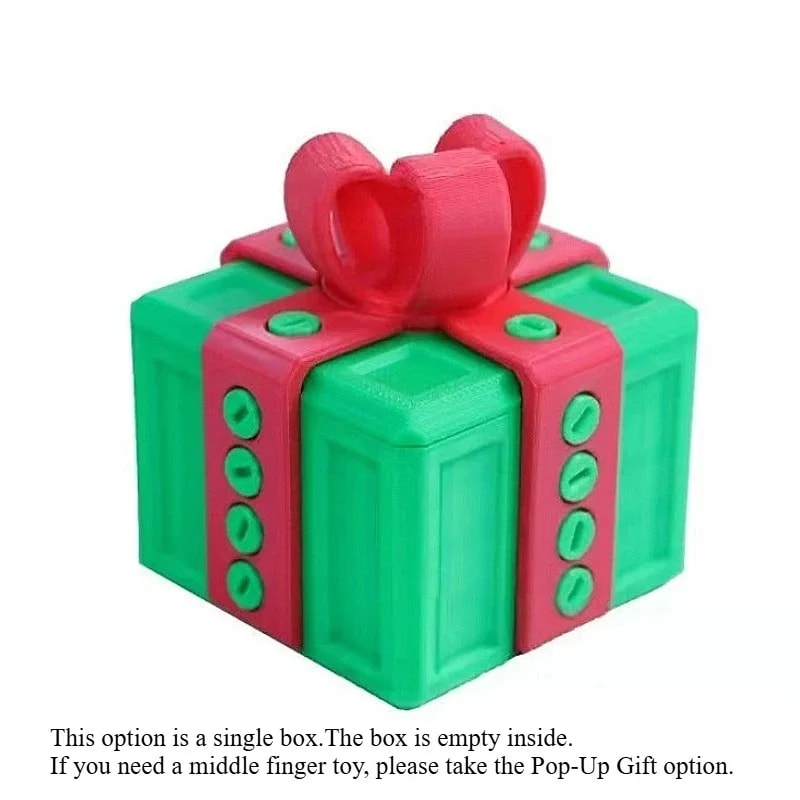 Funny Middle Finger Surprise Gift Box Christmas Prank Gift Home And Office Desk Decor For Kids And 6