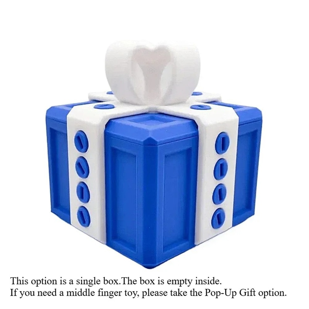 Funny Middle Finger Surprise Gift Box Christmas Prank Gift Home And Office Desk Decor For Kids And 7