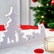 Simple White Nativity Silhouette, Snowflake Board Christmas Home Desktop Decorative Item