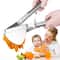 Heavy Duty Potato Ricer Masher, Stainless Steel Potato Ricer for Baby Food, Fruit and Vegetable Juicer