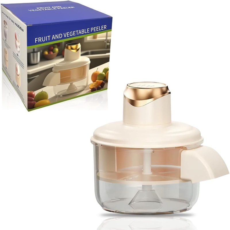 Electric Garlic Peeler & Cherry Tomato Skin Remover, Automatic Grape Peeler Machine for Small Fruits, Efficient Peeling