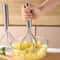 Stainless Steel Masher Ricer, Puree Juice Maker, Smooth Mashed Potatoes Kitchen Tool, Fruit Crusher Pusher