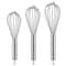 Manual Egg Beater Blender, Kitchen Balloon Whisks With Stainless Grip