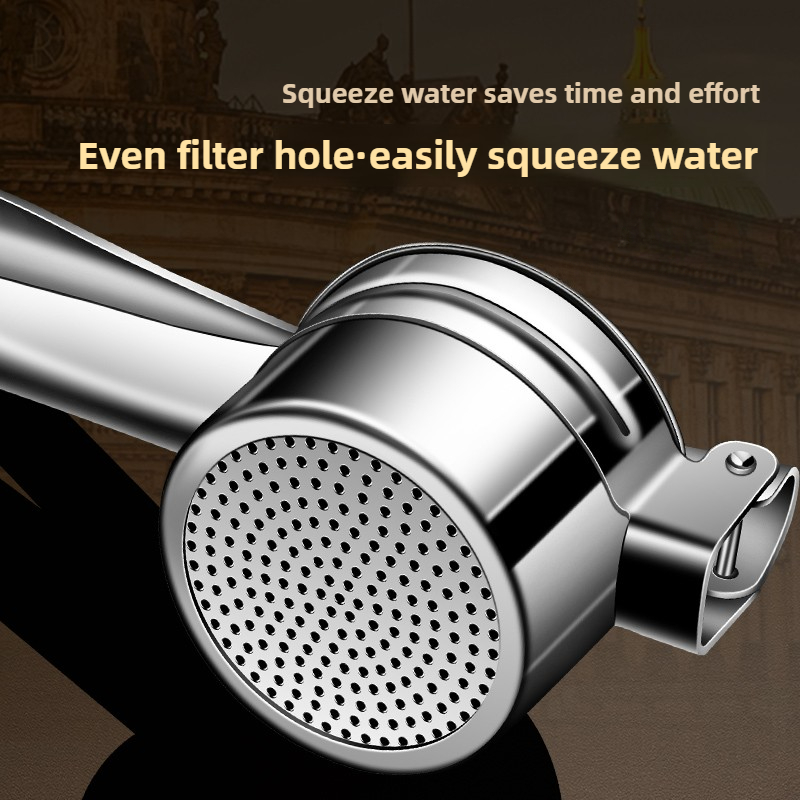 Stainless Steel SqueezerJuicer Press for Crushing Mashed Potatoes, Fruit & Vegetable Puree - Kitchen Tool