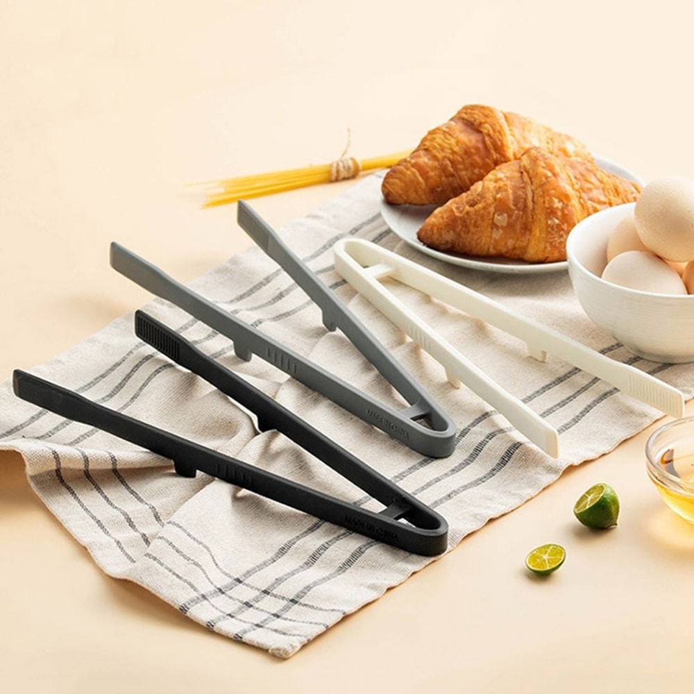 Heat Resistant Non-slip Cooking Clip Clamp, Grill Food Tongs for Kitchen Use