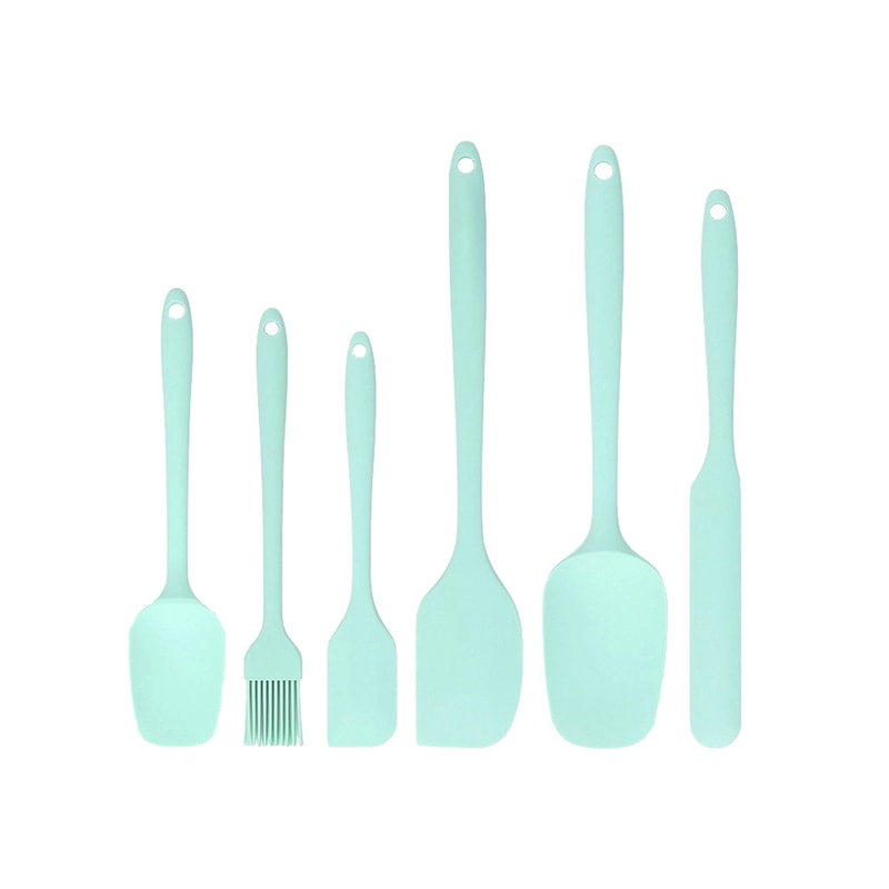 All-In-One Silicone Spatula Set for Cake Frosting, Baking, Oil Brush & Butter Spatula
