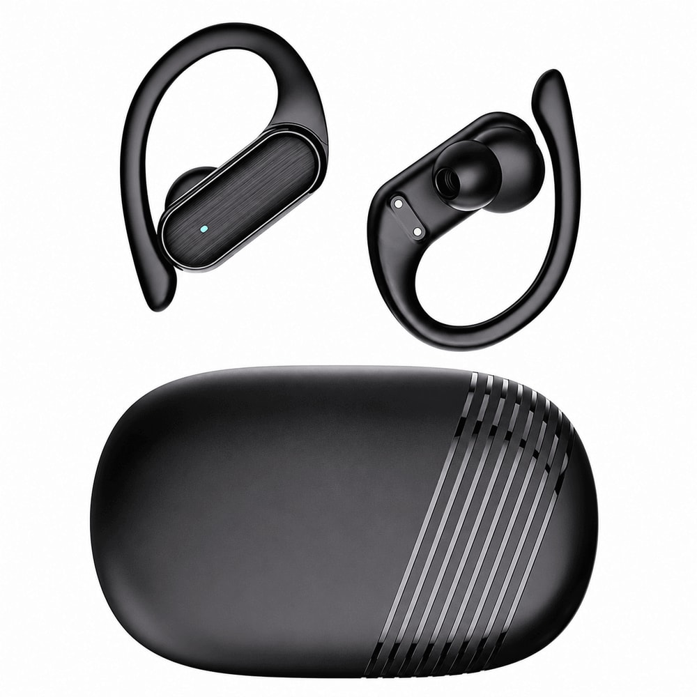 Wireless Bluetooth Earphones HiFi Sound Ultra Light For Gaming Sports Running 0
