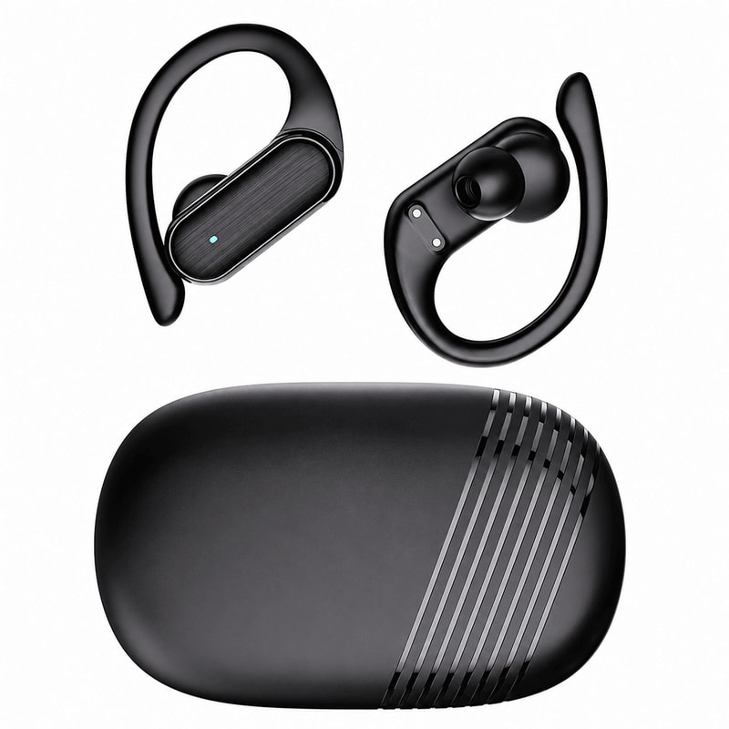 Wireless Bluetooth Earphones HiFi Sound Ultra Light For Gaming Sports Running 0