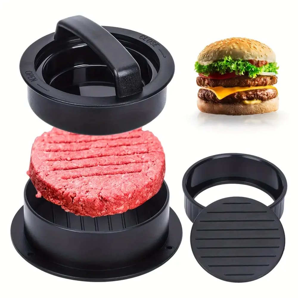 Premium Burger Press Stuffed Burger Maker With Hamburger Patty Mold For Perfect Patties 0