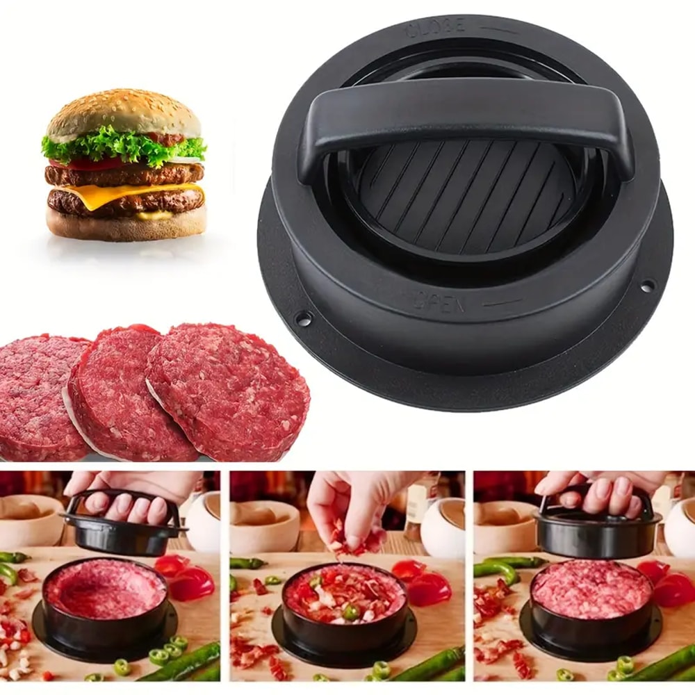 Premium Burger Press Stuffed Burger Maker With Hamburger Patty Mold For Perfect Patties 1