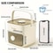 Cube Ice Maker With Lid Easy Release Silicone Ice Cube Tray And Storage Bin 5