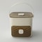 Cube Ice Maker With Lid Easy Release Silicone Ice Cube Tray And Storage Bin 6
