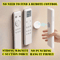 MagiMount Remote Organizer Set Remote Control Holder Wall Mount With Magnetic Remote Holder Design 1