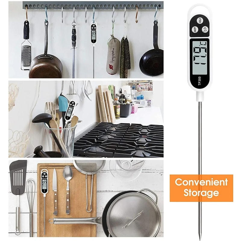 Instant Read Digital Food Thermometer Pen For Cooking BBQ Meat Milk Temperature Testing 4