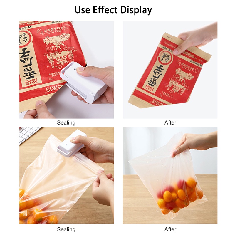 FreshLock Mini Bag Sealer Portable Bag Sealer For Food Storage And Snack Packaging 3
