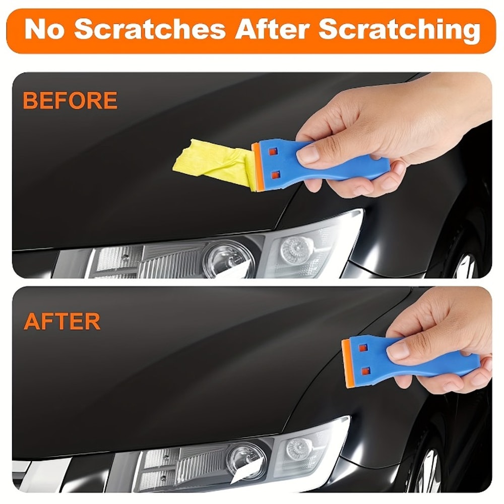 Precision Plastic Car Sticker Remover Glass Scraper Tool Set 1
