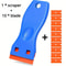 Precision Plastic Car Sticker Remover Glass Scraper Tool Set 5