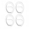 SilentGuard Car Door Lock Protector Pads Pack Shock Absorbing Anti Collision Sleeves 7