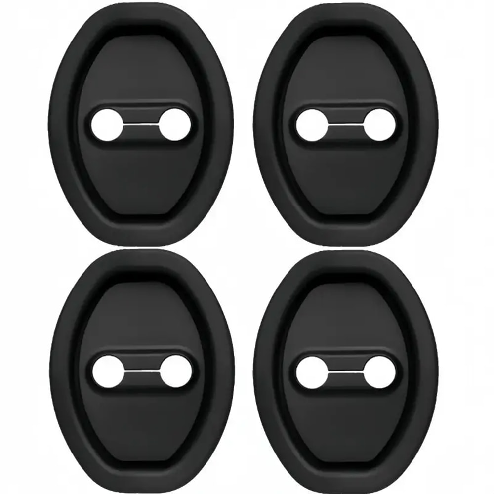 SilentGuard Car Door Lock Protector Pads Pack Shock Absorbing Anti Collision Sleeves 6