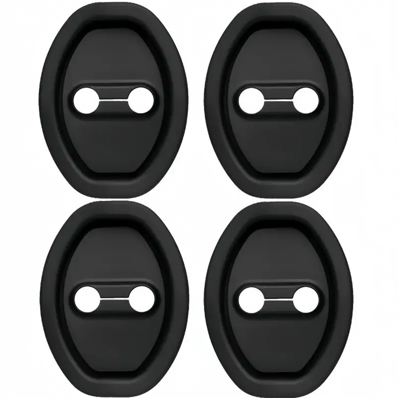 SilentGuard Car Door Lock Protector Pads Pack Shock Absorbing Anti Collision Sleeves 6