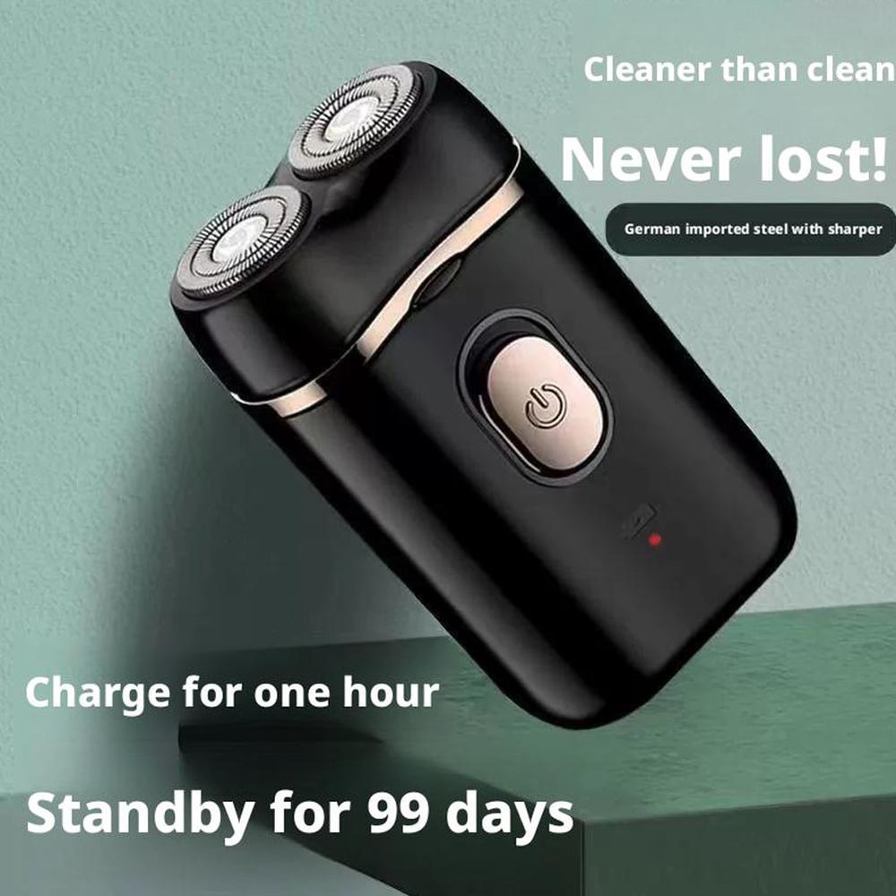 PocketGlide Mini Electric Shaver USB Rechargeable Travel Razor For Men 1
