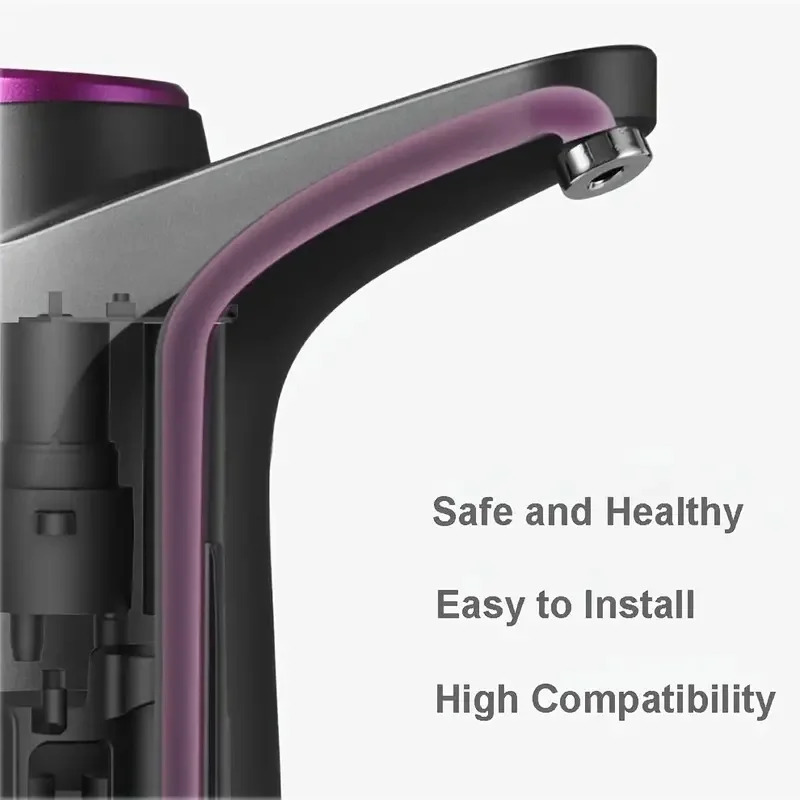 HydraFlow USB Rechargeable Gallon Water Dispenser Pump for Home, Office & Campings