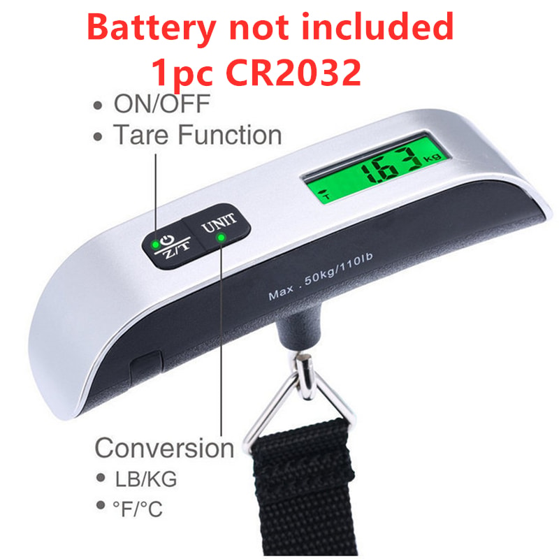 TravelGuard Digital Luggage Scale Portable Baggage Weight Checker 2
