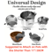 SnapDrain Adjustable Clip On Pot Strainer For Pots Pans Bowls 4