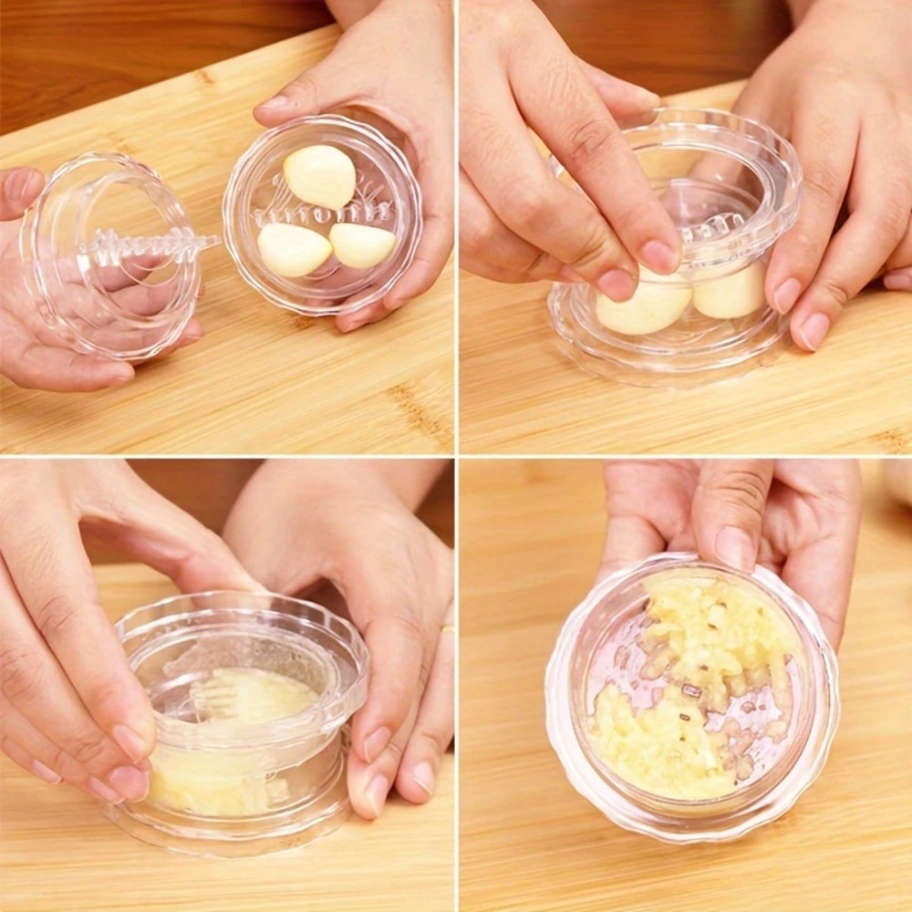 TwistEase Portable Garlic Crusher Ginger Mincer Kitchen Tool 2