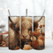 Cute Baby Highland Cow 20Oz Skinny Tumbler Png.png