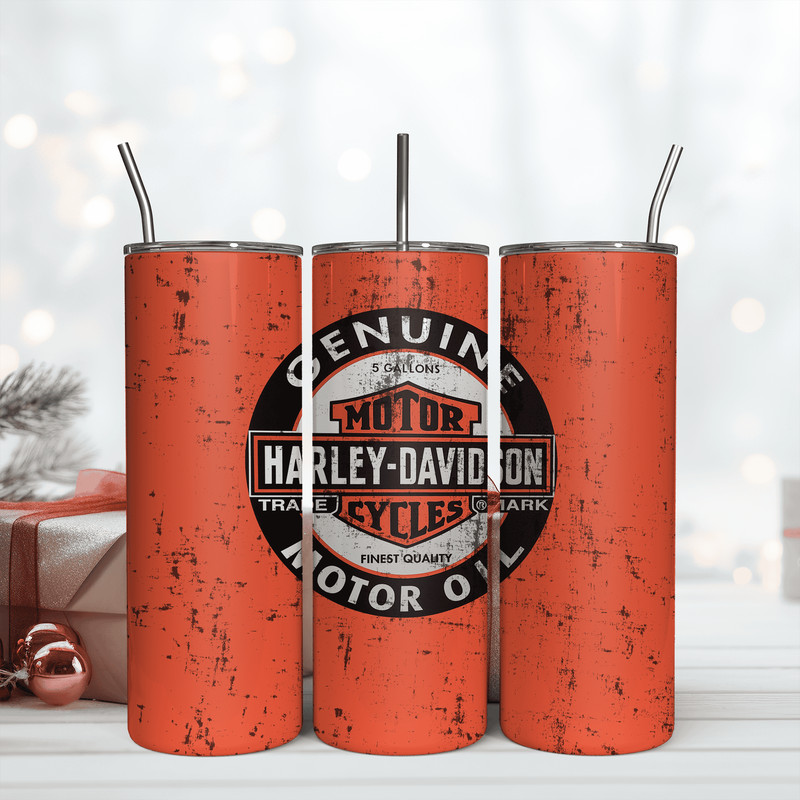 Genuine Harley 20Oz Tumbler Wrap Png, Digital Download PNG, Wrap Design Png.png