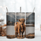 Highland Cow Tumbler 20Oz Skinny Straight Tumbler Png.png