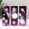 3D Butterfly 20oz Sublimation Tumbler Wrap Dark Floral 20oz Sublimation Dark Butterfly PNG Design B 0