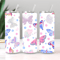 Butterfly Sublimation Tumbler Wrap 20oz Dark Floral 20oz Sublimation Dark Butterfly PNG Boho Tumble 0