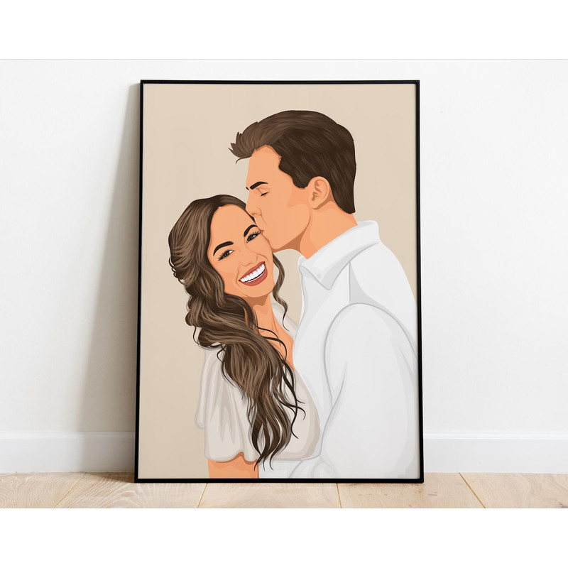 Faceless Portrait Custom Illustration Personalised Photo Photo Illustration Personalised Portrait B 3