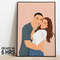 Faceless Portrait Custom Illustration Personalised Photo Photo Illustration Personalised Portrait B 6