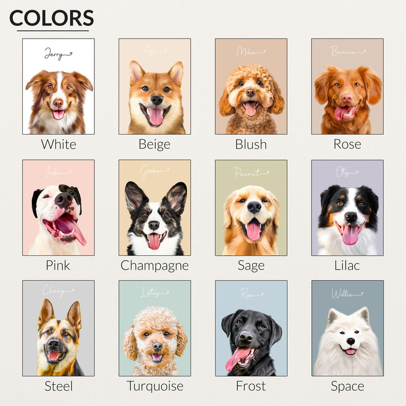 Custom Pet Portrait Pet Portrait From Photo Dog Portrait Custom Dog Portrait Cat Portrait Cat Mom G 3