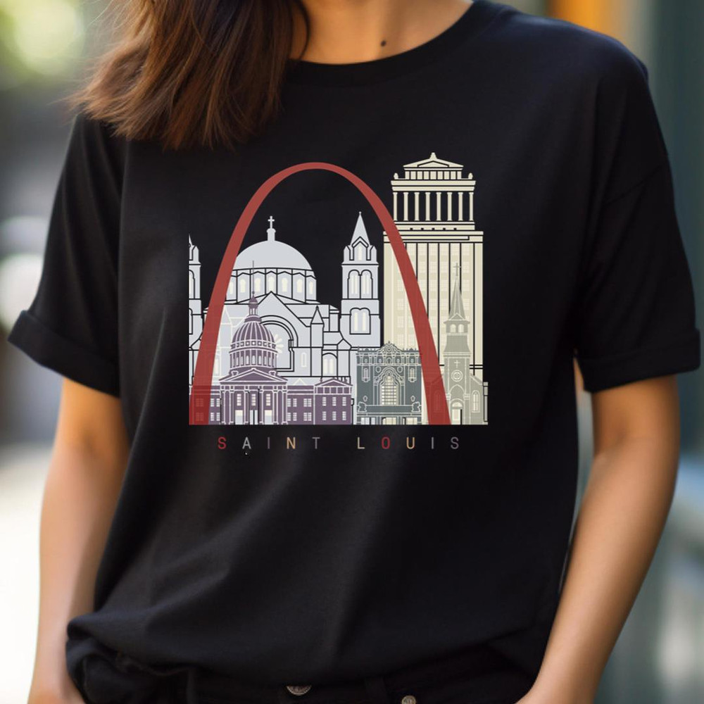 St Louis Skyline Poster - St Louis Vacation PNG, St Louis PNG.jpg
